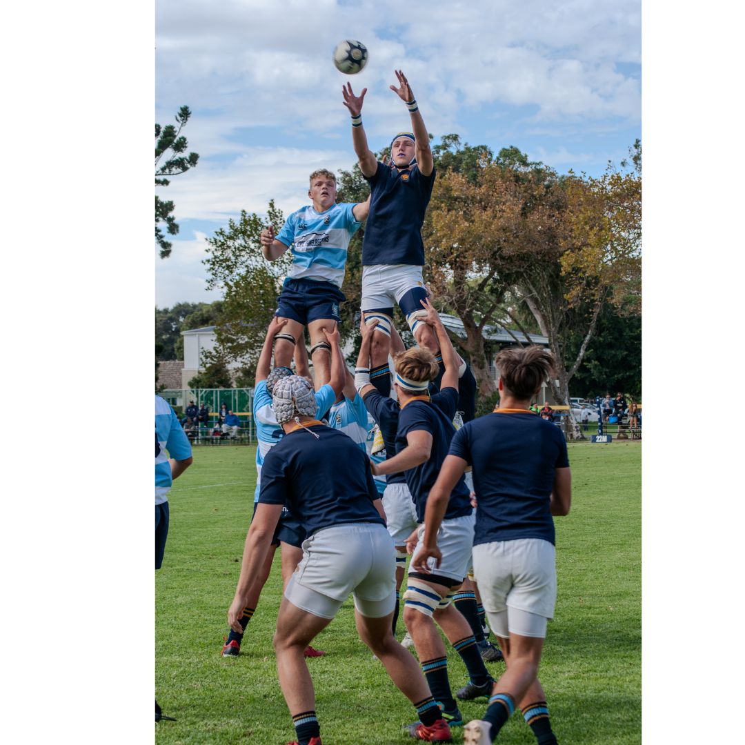 White Tribal Rugby Scrum Cap