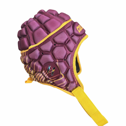 Predator Scrum cap - Maroon and Gold