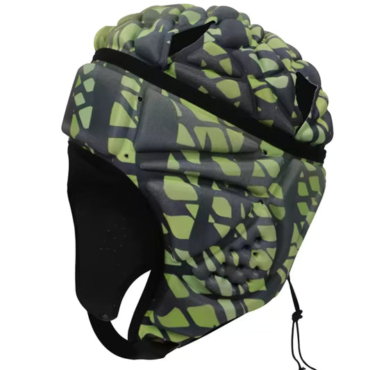 Rugby Scrum Cap - Green and Black