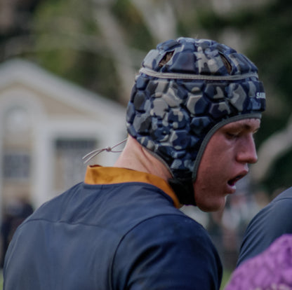 Darker Blue Camouflage Rugby Scrum Cap