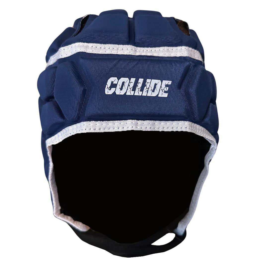 Rugby Scrum Cap - Navy and White