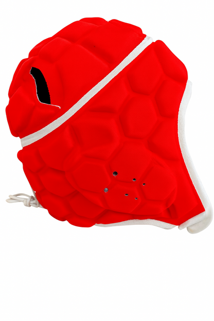 Red Fury Scrum Cap - White Border