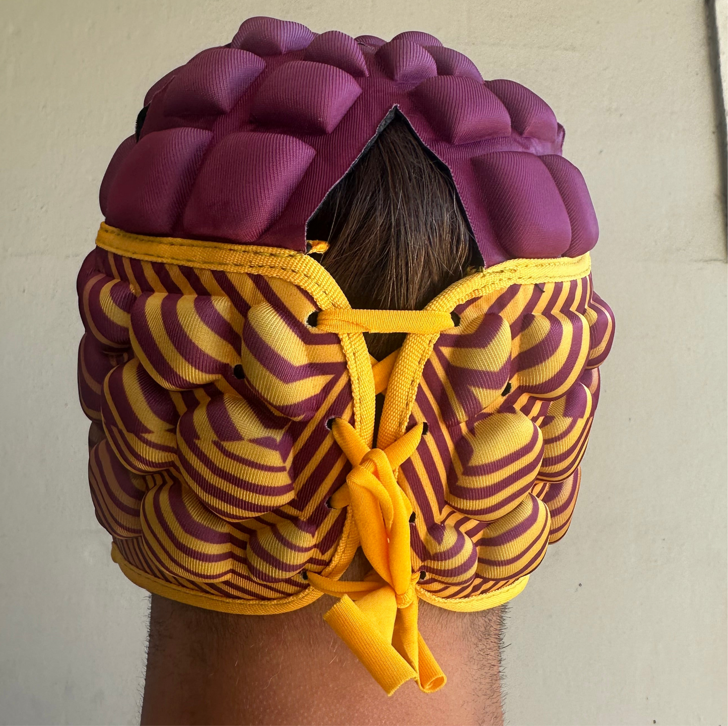 Predator Scrum cap - Maroon and Gold