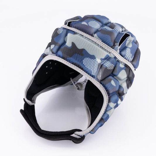 Darker Blue Camouflage Rugby Scrum Cap