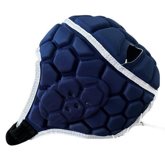 Rugby Scrum Cap - Navy and White