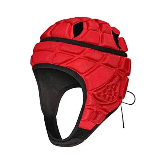 Rugby Scrum Cap - Red/Black